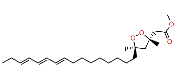 Methyl (3S,5R,14E,16E,18E)-3,5-dimethyl-3,5-peroxyheneicosa-14,16,18-trienoate